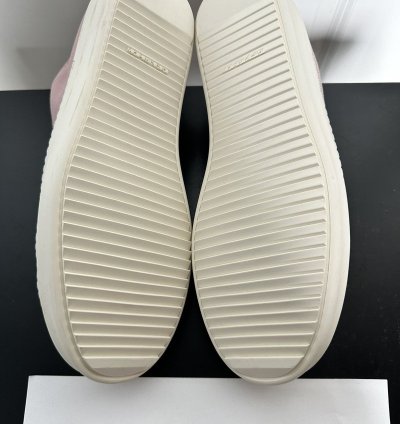 Rick Owens DRKSHDW Low Ramones Pink Sneaker Vintage Canvas