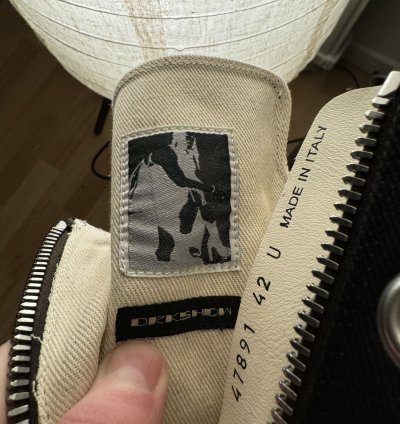 Rick Owens DRKSHDW Luxor Ramones With Details Black Milk