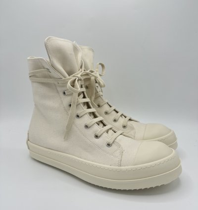 Rick Owens DRKSHDW Milk Ramones White