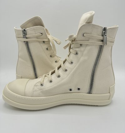 Rick Owens DRKSHDW Milk Ramones White
