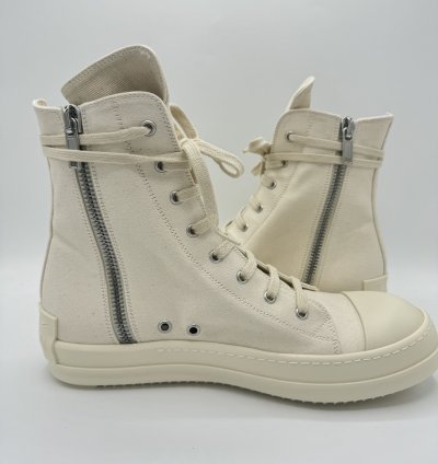 Rick Owens DRKSHDW Milk Ramones White