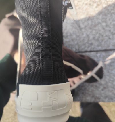 Rick owens drkshdw nylon ramones high sneaks