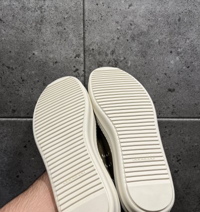 Rick owens drkshdw olive high top ramones
