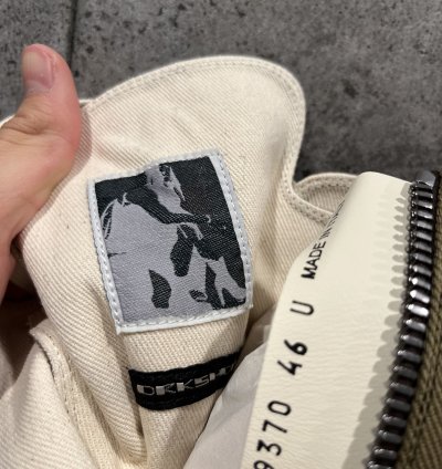 Rick owens drkshdw olive high top ramones