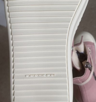 Rick Owens DRKSHDW Pink Hightop