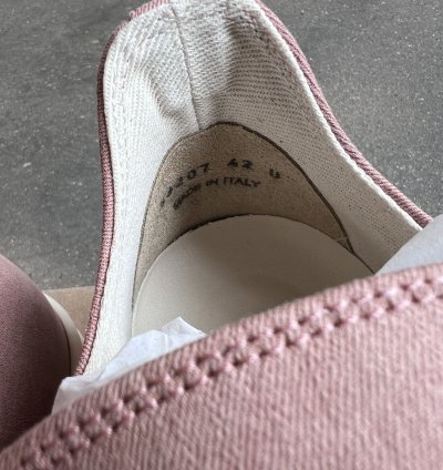 RICK OWENS DRKSHDW Pink Low Sneakers Size 42 New