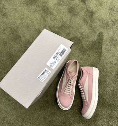 Rick Owens DRKSHDW Pink Vintage Sneakers Vans