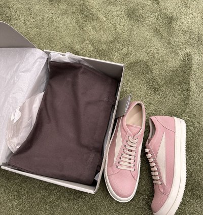 Rick Owens DRKSHDW Pink Vintage Sneakers Vans
