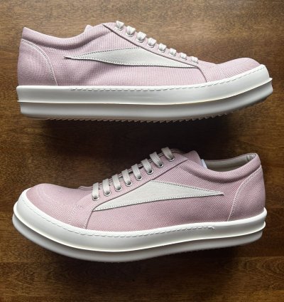 Rick Owens Drkshdw Pink Vintage Strobe Vans Sneakers
