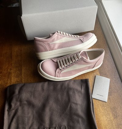Rick Owens Drkshdw Pink Vintage Strobe Vans Sneakers