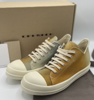 Rick Owens DRKSHDW Printed Low Denim Sneaker
