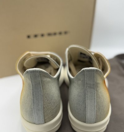 Rick Owens DRKSHDW Printed Low Denim Sneaker