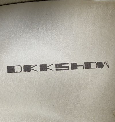 Rick Owens DRKSHDW Printed Low Denim Sneaker