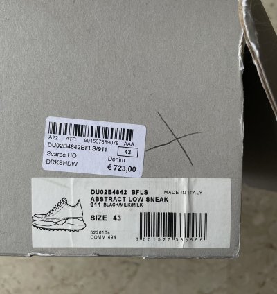 Rick Owens Drkshdw Ramones Abstract Low