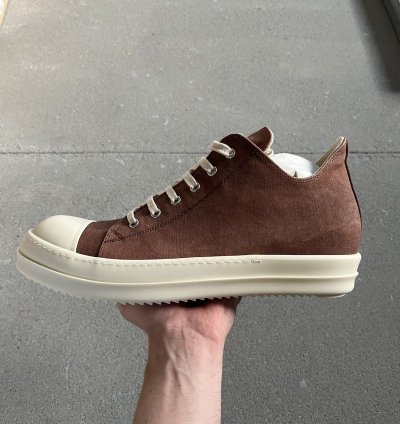 Rick Owens Drkshdw Ramones Denim Shoes Low Sneaks