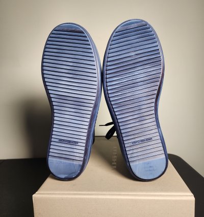 Rick Owens DRKSHDW Ramones Dip Dyed Blue Indigo