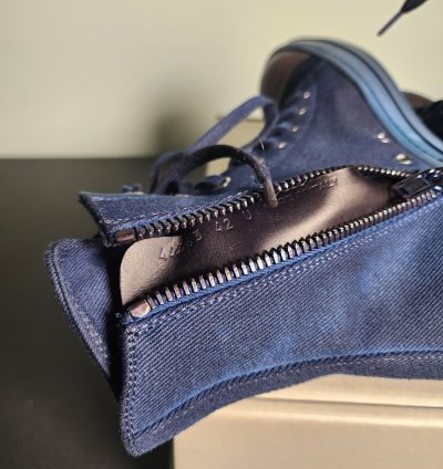 Rick Owens DRKSHDW Ramones Dip Dyed Blue Indigo