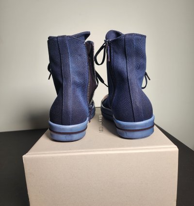 Rick Owens DRKSHDW Ramones Dip Dyed Blue Indigo