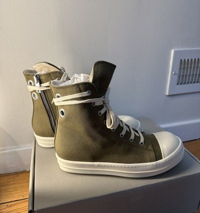 Rick Owens DRKSHDW Ramones Pale Green