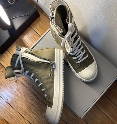 Rick Owens DRKSHDW Ramones Pale Green