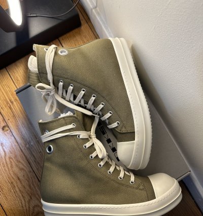 Rick Owens DRKSHDW Ramones Pale Green