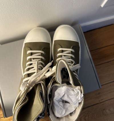 Rick Owens DRKSHDW Ramones Pale Green