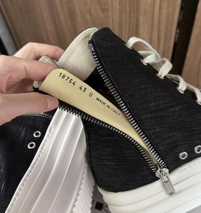 Rick Owens Drkshdw ramones platform bumper size 43 men 9 5