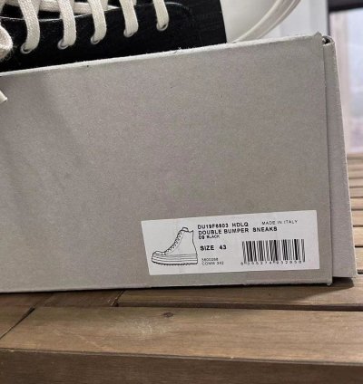 Rick Owens Drkshdw ramones platform bumper size 43 men 9 5