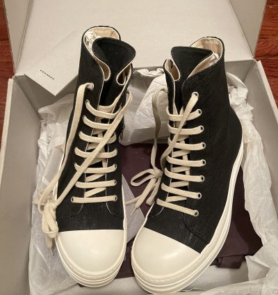 Rick Owens Drkshdw ramones platform size 41 5 Italy men 8 5