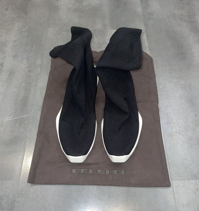 Rick Owens Drkshdw Runner Stretch Sock Low Black Sneakers