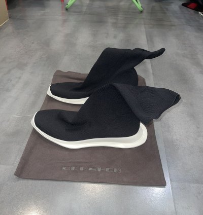 Rick Owens Drkshdw Runner Stretch Sock Low Black Sneakers