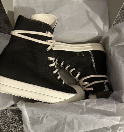 Rick Owens DRKSHDW Side-Zip Lace-Up