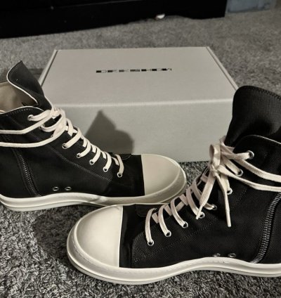 Rick Owens DRKSHDW Side-Zip Lace-Up