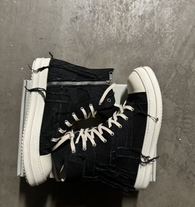 Rick Owens Drkshdw Slashed Ramones High