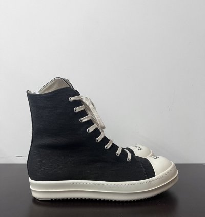Rick owens drkshdw so cunt ramones high top sneakers sz 46