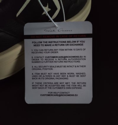 Rick Owens DRKSHDW TURBOWPN