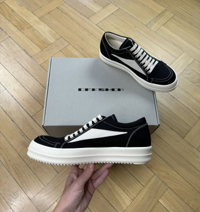 Rick Owens DRKSHDW Vans Black FW23 Luxor