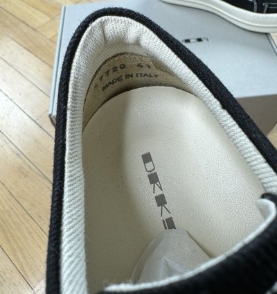Rick Owens DRKSHDW Vans Black FW23 Luxor