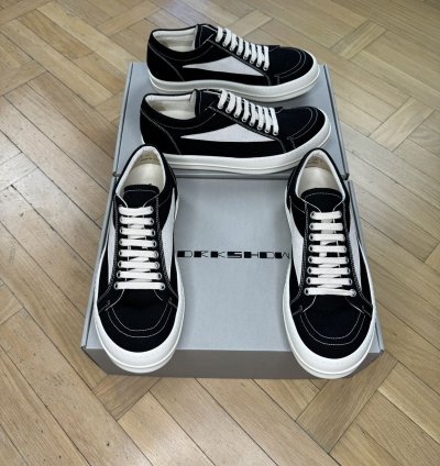 Rick Owens DRKSHDW Vans Black FW23 Luxor