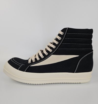 Rick Owens DRKSHDW Vintage Black Sneakers New Size 44