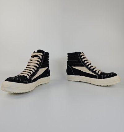 Rick Owens DRKSHDW Vintage Black Sneakers New Size 45