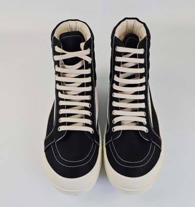 Rick Owens DRKSHDW Vintage Black Sneakers New Size 45