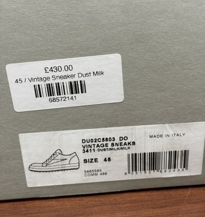 Rick Owens DRKSHDW vintage Sneakers strobe dust 45