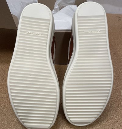 Rick Owens Drkshdw Vintage Sneaks Overdyed Denim Orange Milk