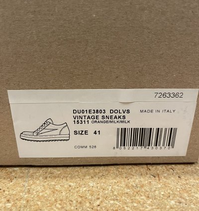 Rick Owens Drkshdw Vintage Sneaks Overdyed Denim Orange Milk