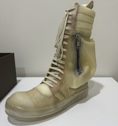 Rick Owens Edfu Cargobasket Translucent Apparition Leather