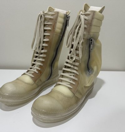 Rick Owens Edfu Cargobasket Translucent Apparition Leather