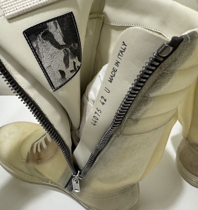 Rick Owens Edfu Cargobasket Translucent Apparition Leather