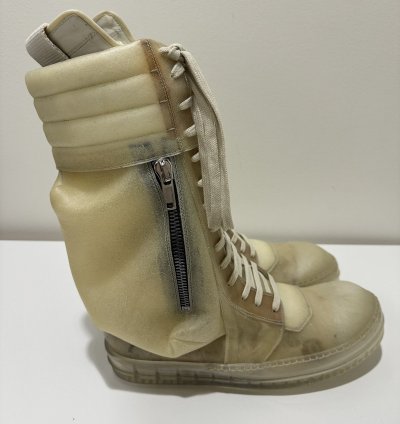 Rick Owens Edfu Cargobasket Translucent Apparition Leather