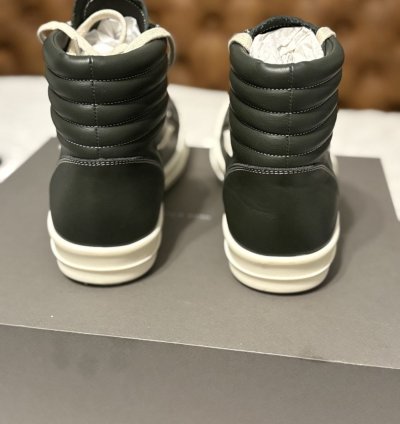 Rick Owens forest green vintage sneakers